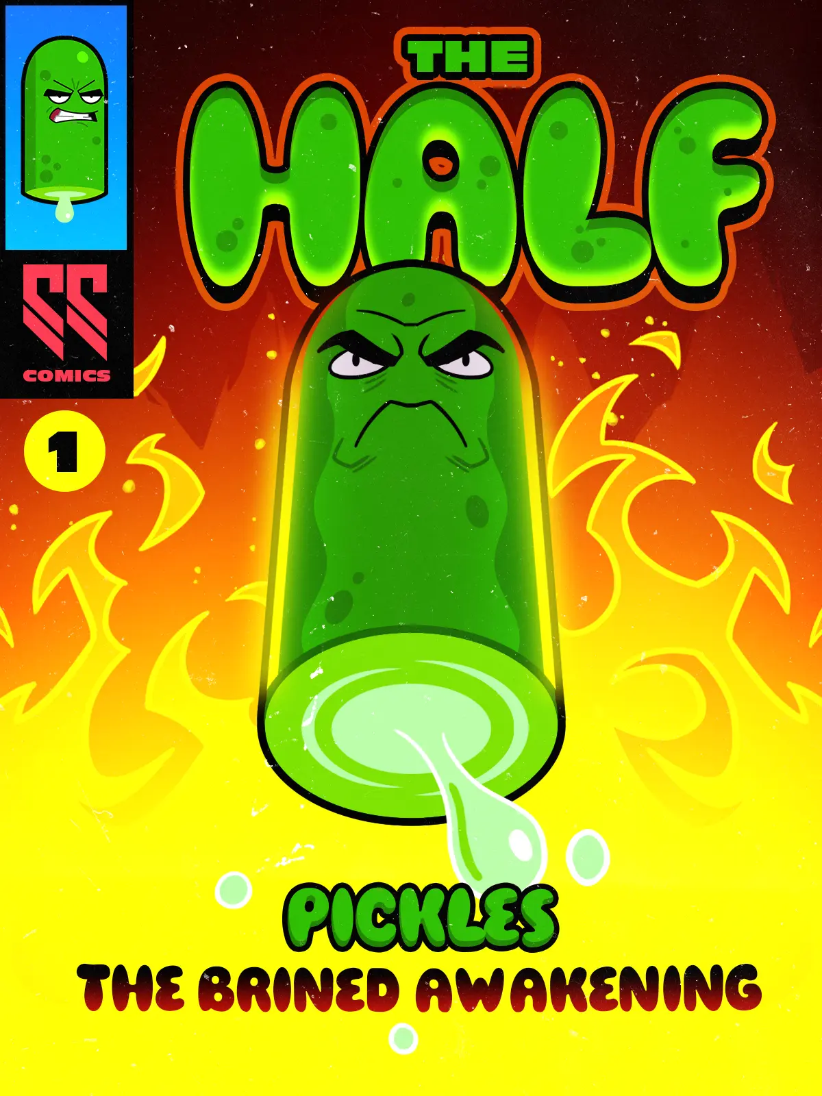 Pickles — The Brined Awakening, original comic cover